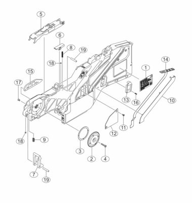 Assy KHJ-M4488-032 доски фидера KHJ-M4489-005 для фидера Yamaha YS12 SS