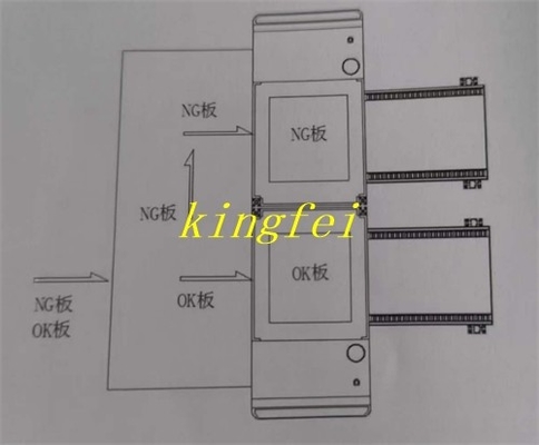 NL-M-N SMT линейная машина горизонтально NG/OK машина