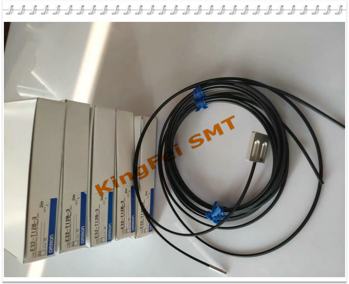 Датчик OMRON E32-T12B-3 YS12 YS100 YG100 волокна транспортера KHM-M654C-01 YS24